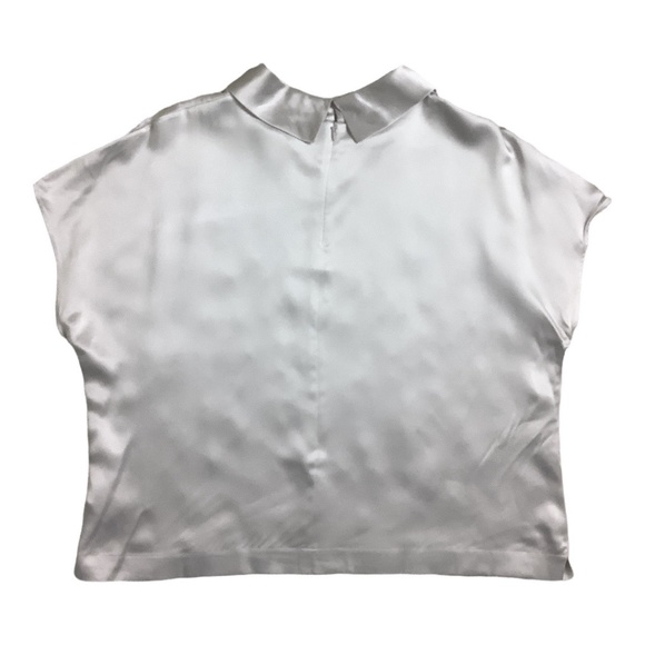 Pure Collection 100% Silk Champagne Sleeveless Blouse 14/16 - Picture 2 of 6